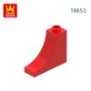 Non-Toxic 82Pcs/Lot 18653 Arch 1X3X2 Inverted Block Moc Color Accessories Compatible With Curved Brick Toys For Kid Educational Toy