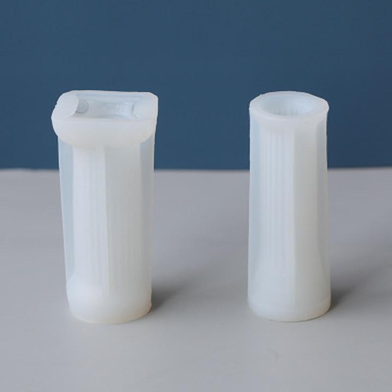1 Pcs 3D Roman Column Candle Silicone Mould Aromatherapy Candle Plaster Mould Silicone Candle Molds Wax Candle Mold Home Decoration