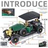 Simulation 1/24 Rolls-Royce Phantom Vintage Car Alloy Car Model Collection Ornaments Sound Light Pull Back Boy Gift Sound Light Miniature