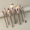 Jumbo 15-Piece Makeup Brush Set: Soft Hair for Powder, Blush, Eyeshadow, and Concealer.