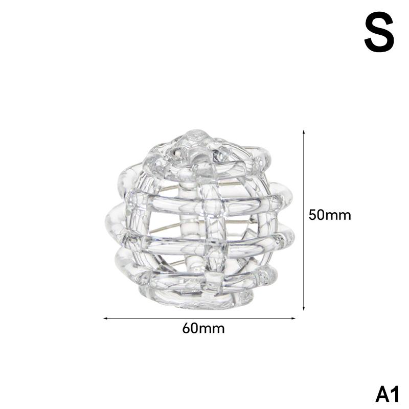 Transparent Glass Ball Vase Creative Zen Style Floral Vessel for Hotel Lobby Decor Business Event Table Centerpiece Floral Display A1
