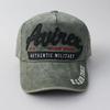 Avirex Military Felt Pigment American Casual Summer Baseball 067 Men's Cap, Low-Profile Cap, Embroidered, Style, Cap, Khaki,