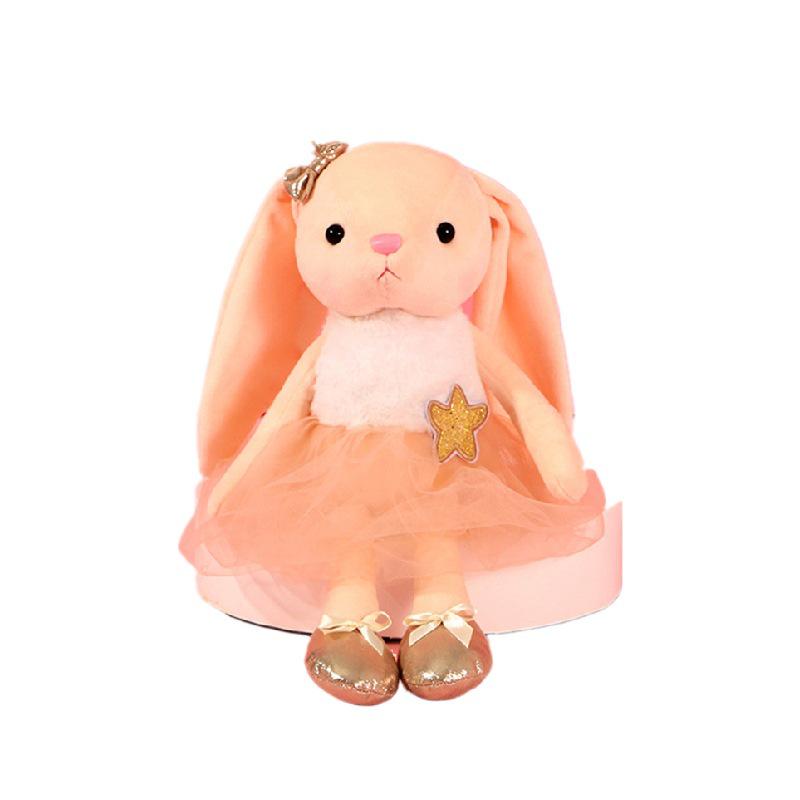 Cute Ballet Rabbit Plush Toy - Little Bunny Stuffed Animal Doll for Girls' Birthdays