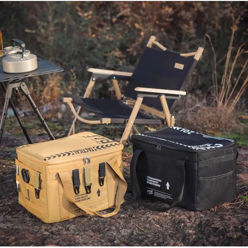 Large Capacity Multifunctional Outdoor Storage Bag: Tactical, Folding Box for Camping Gear, Car Equipment & Mess Kit