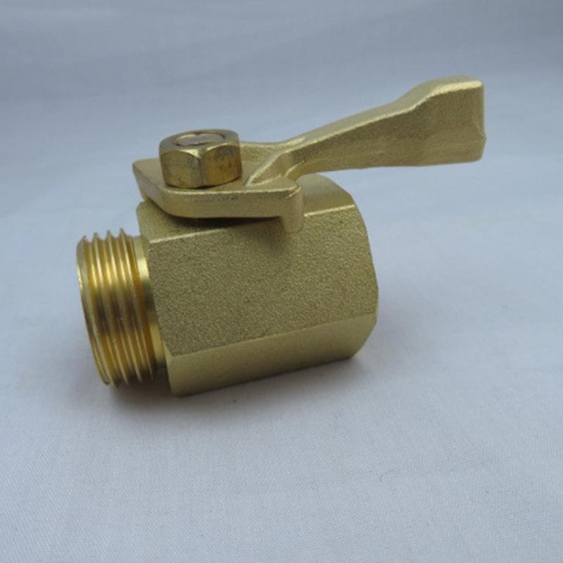 Portable Sturdy Brass 3/4Inch Hose Shutoff Valves Convenient for Outdoor Faucets and Sprinkler Systems Daily Use