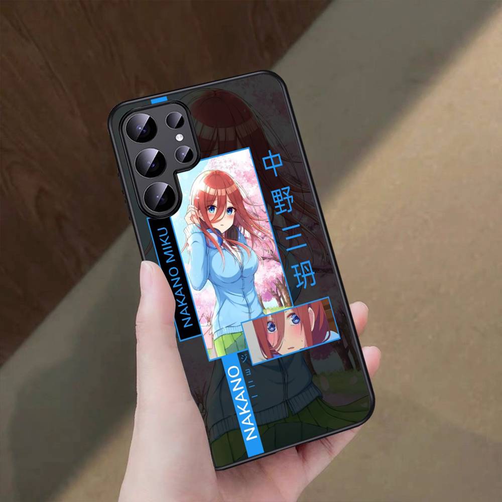 

Anime Nakano Miku Phone Case For Samsung S 24 Fe 25 Ultra Plus 20 Lite 21 30 22 23 24 22 Ultra 5G Fundas Samsung S30 5G