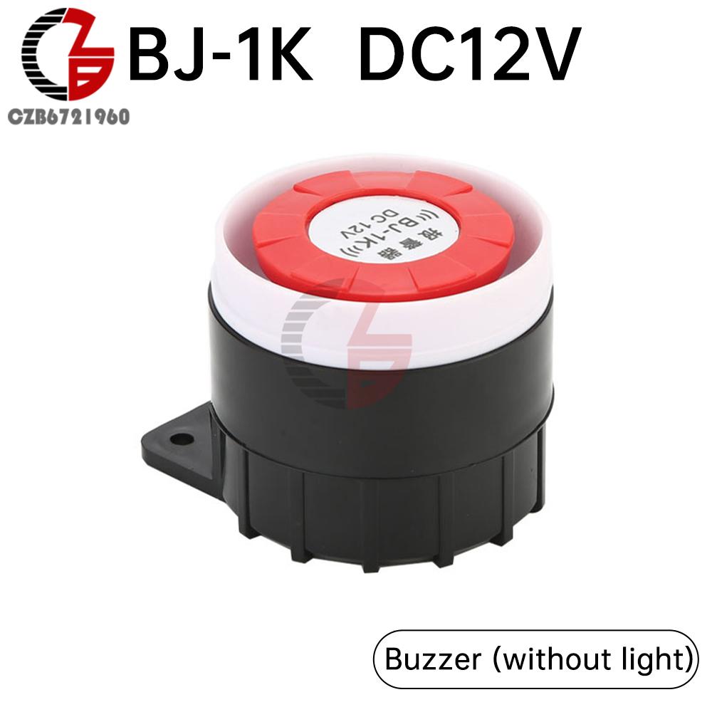 AC 220V DC 24V DC 12V Mini Alarm Siren Audio and Visual Alarm Anti-theft Buzzer High-decibel Security Piezo Buzzer Alarm Horn