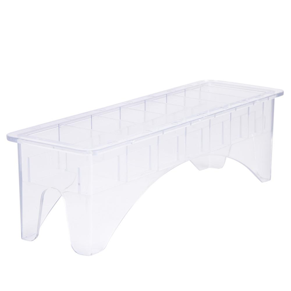 10 Slots Clipper Guard Holder Plastic Case Limit Comb Organizer Caliper Organizer For Salon
