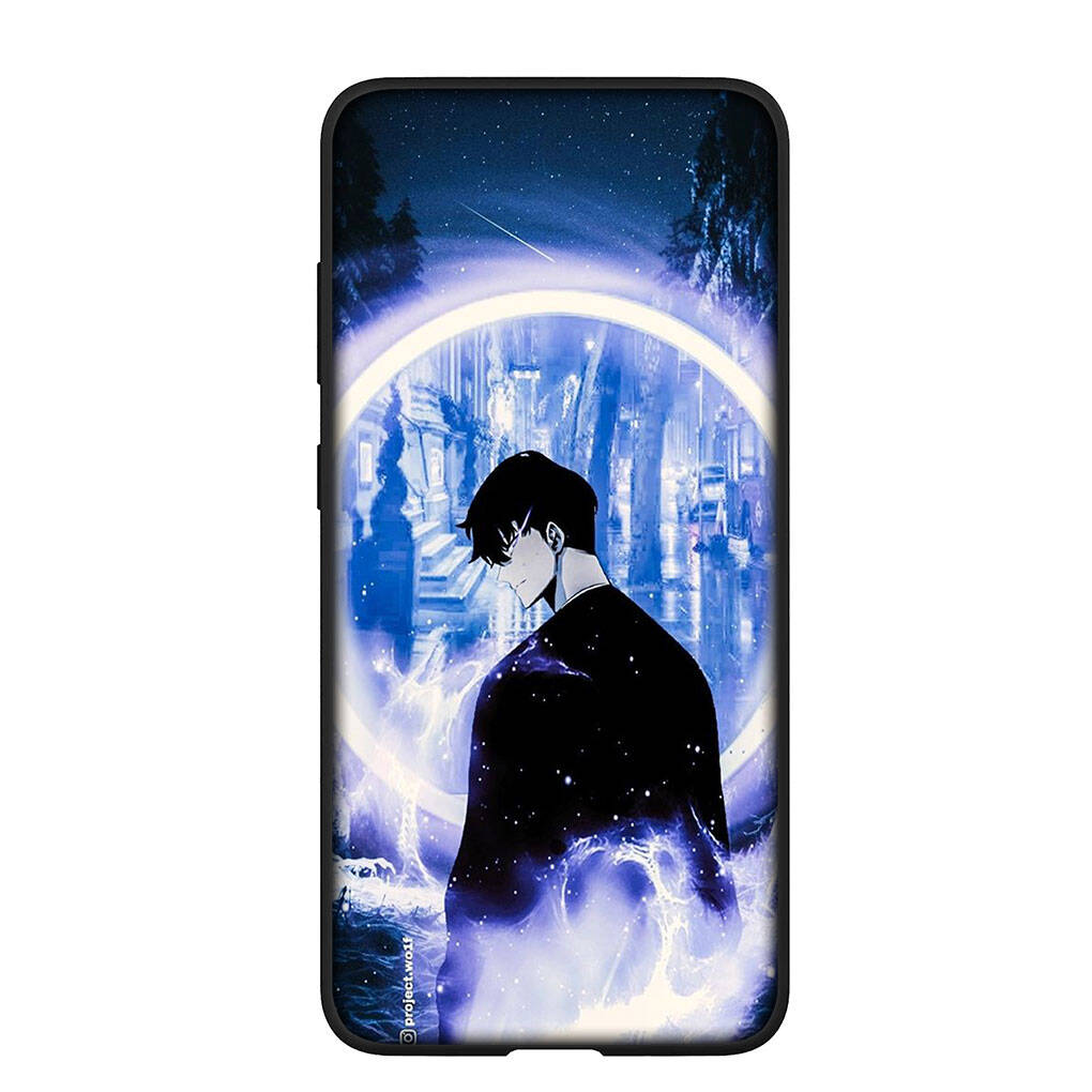 Pouzdro na telefon pro Samsung Galaxy S25 S23 S22 S24 Ultra FE A05 A06 A15 A16 A36 A37 A35 A54 A55 A56 A57 A25 A26 A53 Solo Leveling Anime Sung Jin woo Kryt