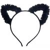 Cute Plush Cat Ear Headband for Women - Adorable Korean-Style Hair Accessory