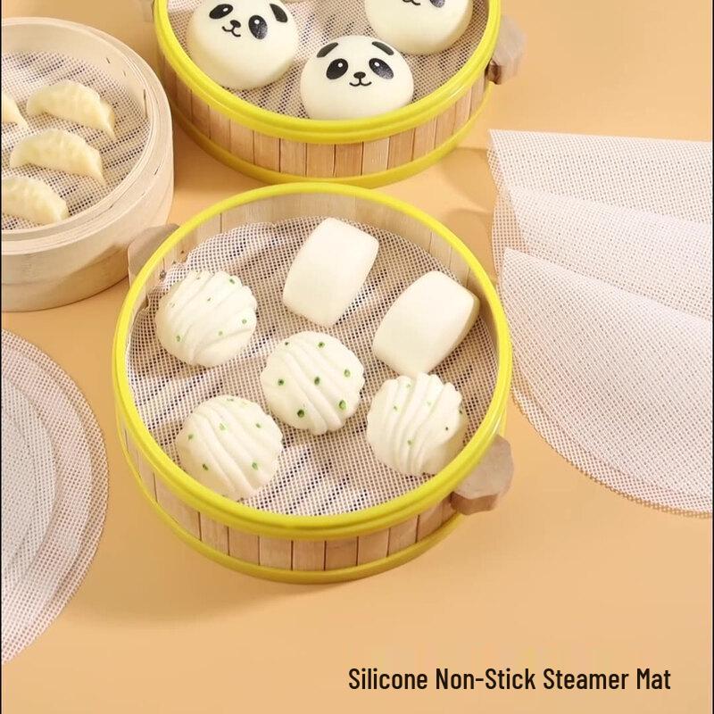Food Grade Silicone Round Non-stick Steamer Mat