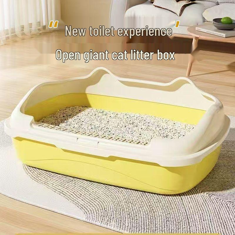 Halbgeschlossene geruchsdichte Katzen- und Hundetoilette