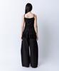ROUGHNECK Star Pattern Mesh Layered Dress Black