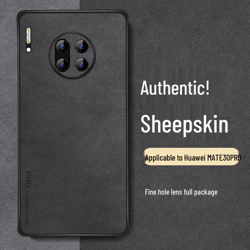 Shangsou Luxury Sheepskin Silicone Full Lens Protection Case for Huawei Mate 30 Series Mate 30 Pro / Mate 30E Pro