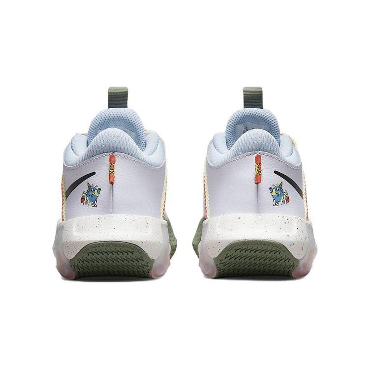 Nike Air Zoom Crossover GS Zabawna Grafika Buty Sportowe Dziecięce Białe Kokosowe Mleko Pomarańczowy Bezpieczeństwa DX6051-101