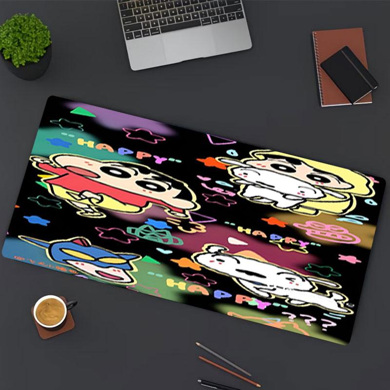 Crayon Shin Print Mouse Pad, for Keyboard Pad Laptop PC Mat for Office Home Use, Desk Decor, Perfect Birthday Gift for Gamers