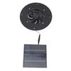 Solar Powered Exhaust Fan 10W Solar Panel High Efficiency Low Noise Solar Ventilation Fan for