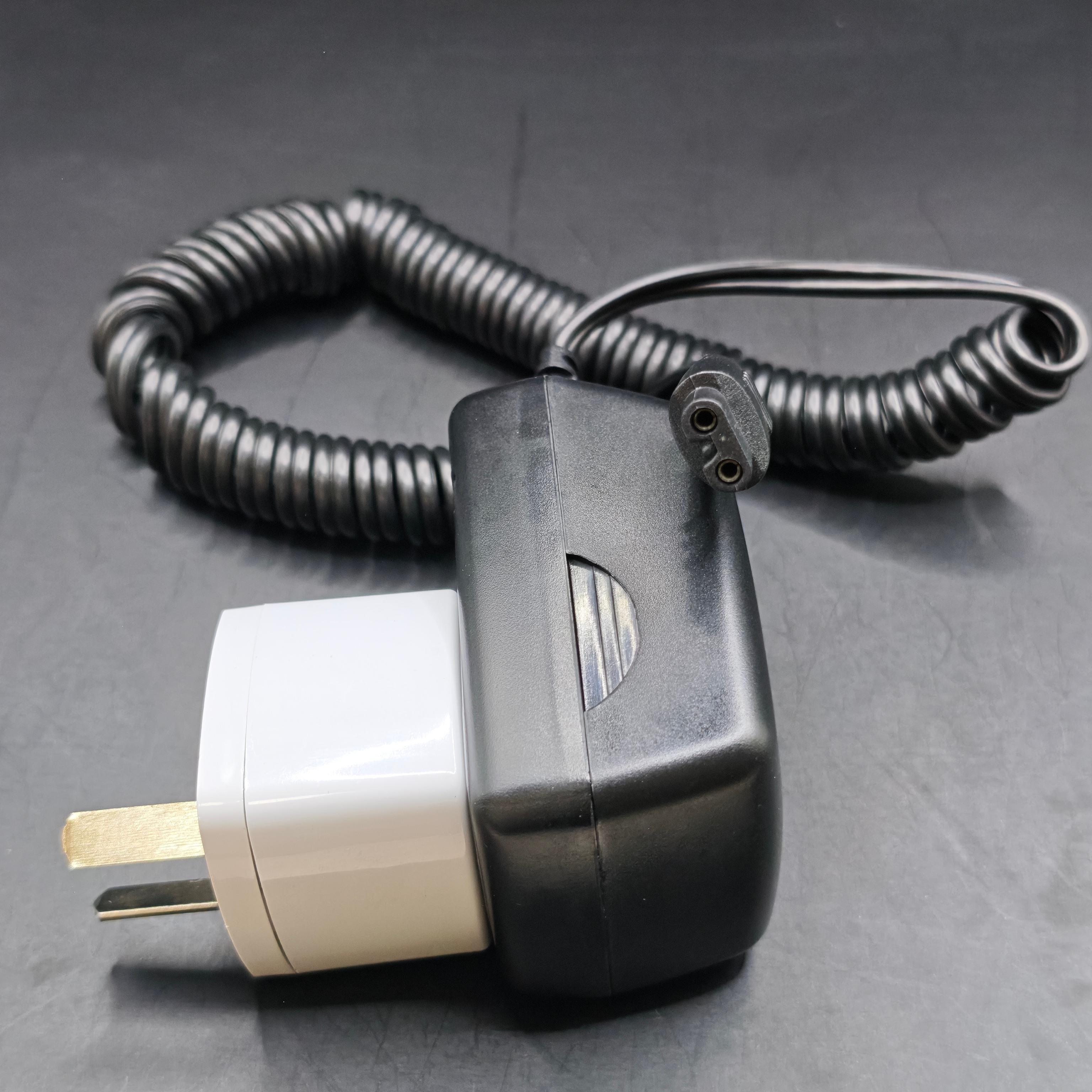 

Shaver Charger Power Adapter Replacement For Remington F4790 F5790 F5800 F7790 F7800 RS8966 RS8986 SR9130 F5800 FR500 FR730 FR750 R4-5150 R5-6150 Australian Standard чорний