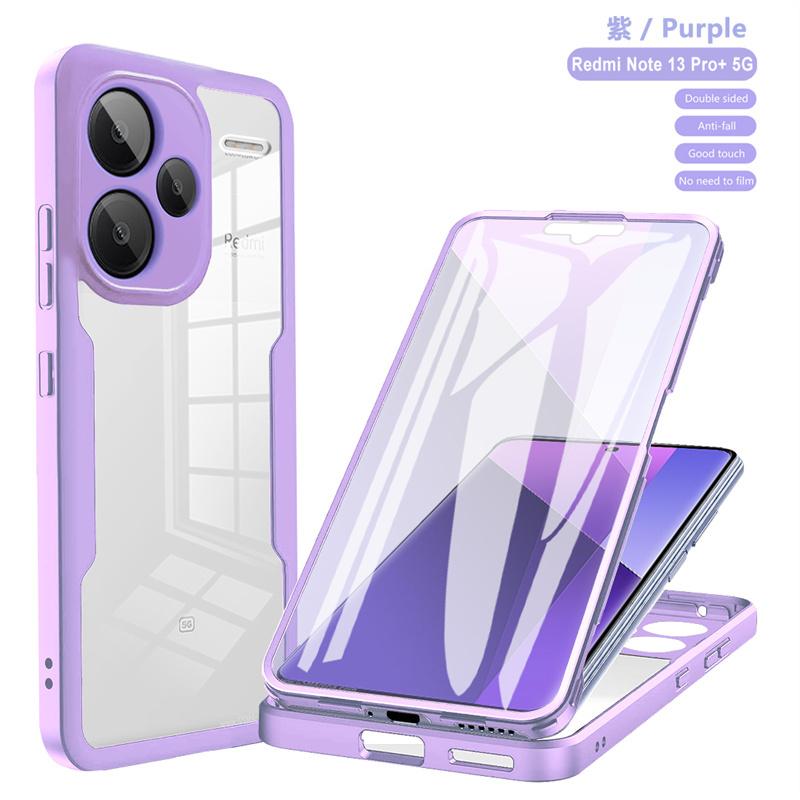 For Xiaomi Redmi Note 13 Pro Plus 5G Case Shockproof Clear 360 Full Protection Double Sides Cover for Redmi Note 13 Pro Plus