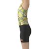 Swimsuit Fitness Separates Insertable Yellow X Black L [Arena] (Mid-Leg, Pads) Women's (YLBK)