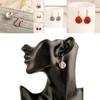 Water Diamond Baseball Hoop Earrings For Women With Sporty Style And Classic Design