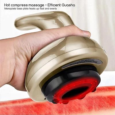 Wärmende Schröpftherapie Set Elektrischer Saugkopf Anti Cellulite Massage Vakuumdosen Physiotherapie für Rücken Beine Gua Sha Schröpfen
