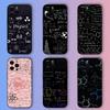 Physics Chemical Math Formula Phone Case For Apple iPhone 15,14,13,12,11,Pro,X,XS,Max,XR,Plus,Mini Soft Black Shell