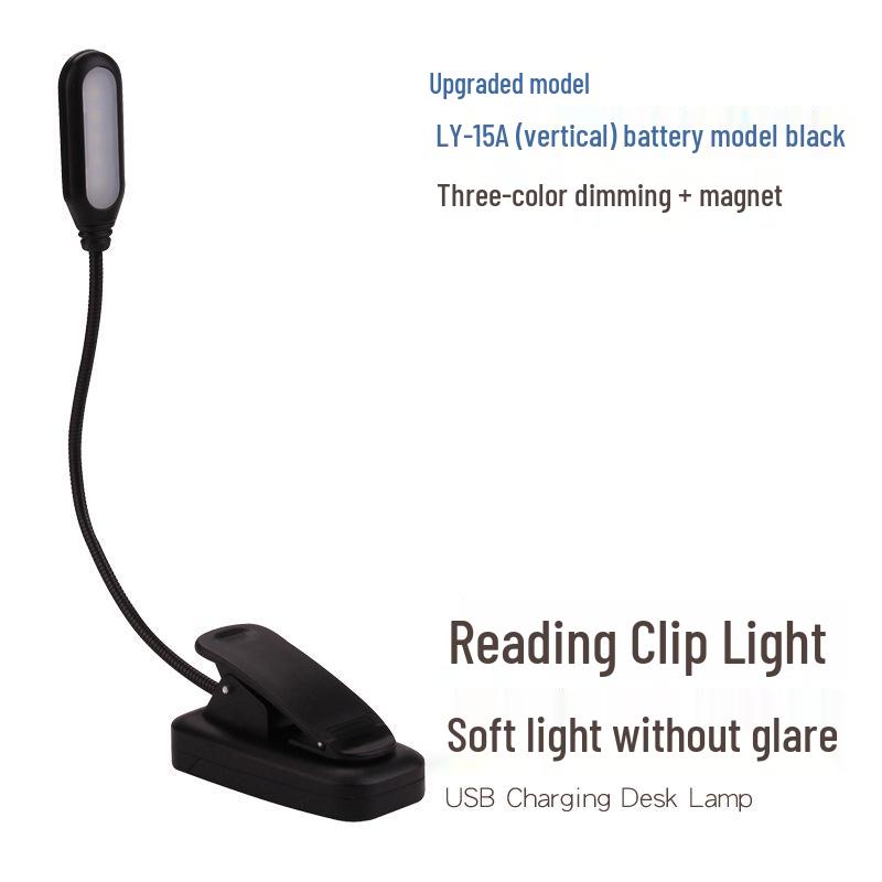 Cross-border Magnetic Folding Desk Lamp with Three-Color Eye Protection and Rechargeable Night Light