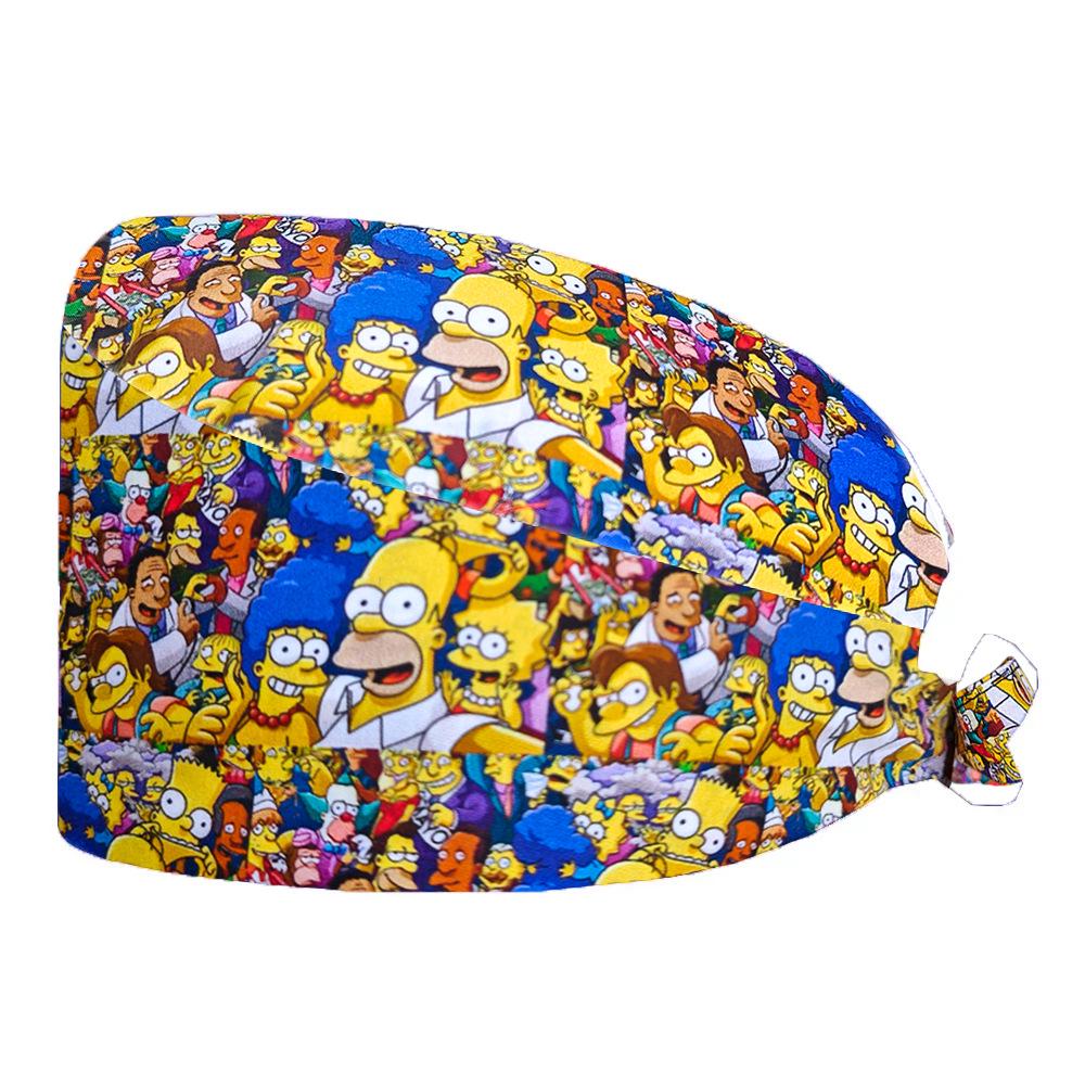 Oral Dental Medical Sweat-Absorbing Brimless Surgical Cap Nurse Doctor Head Wrap One Size