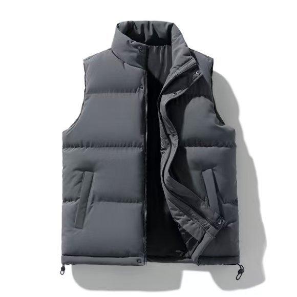 

Осень и зима новый жилет съемная шляпа приталенная жилетная куртка бархатная модная стрим-жилетка 5XL серый