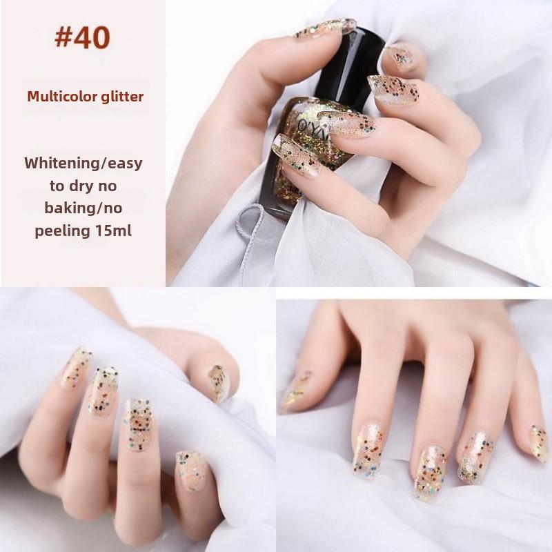 Nail Polish, No Baking, Quick Drying, Long-lasting Nail Polish, Oily, Non-tearable, Non-peelable Nail Polish
