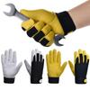 Cowhide Leather Work Gloves Safety Labour Protection Garden Sports Motorcycle Driver Workers Work Welding Wear-resistant Gloves