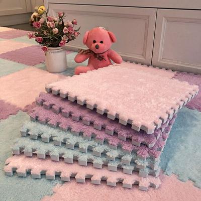 10 pçs/lote crianças de pelúcia esteira do jogo do bebê quebra-cabeça brinquedos do bebê espuma eva desenvolvimento esteira crianças tapete macio jogo rastejando playmat