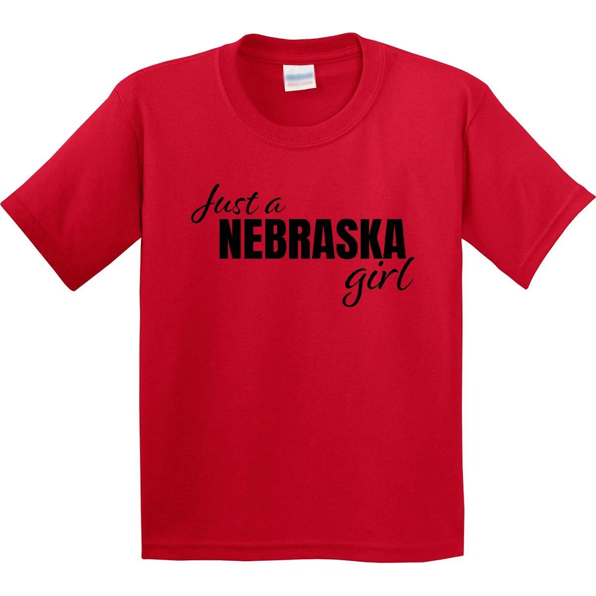 

Inktastic Just A Nebraska Girl Born And Raised Youth T-Shirt Toddler Adult In 140