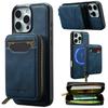 2 In 1 Detachable Magnetic Zipper Card Solt Wallet Leather Case For iPhone 17 Pro Max 16 Plus 15 14 13 12 11 Purse Bag Cover