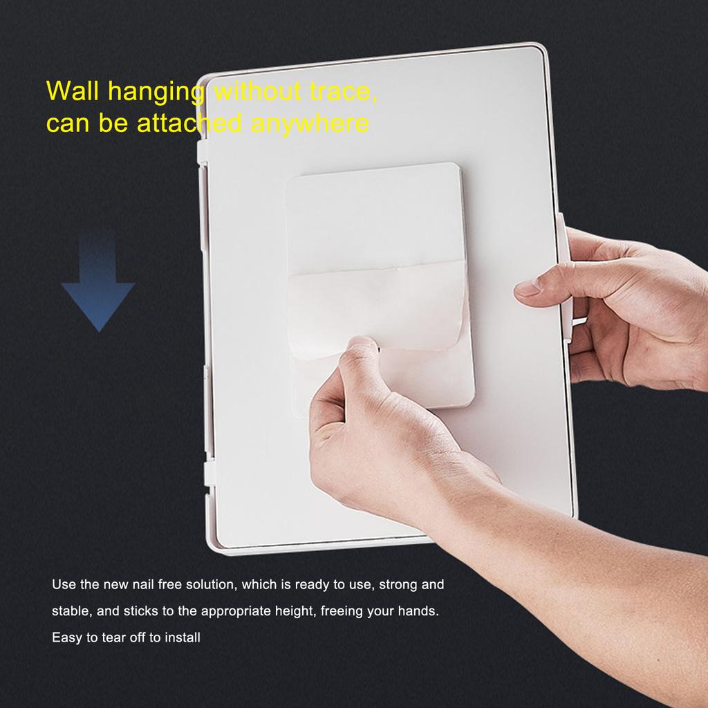Bathroom Waterproof Anti Fog Mobile Phone Case Wall Mount Sealed Protective Cover Computer Tablet Storage Case Box