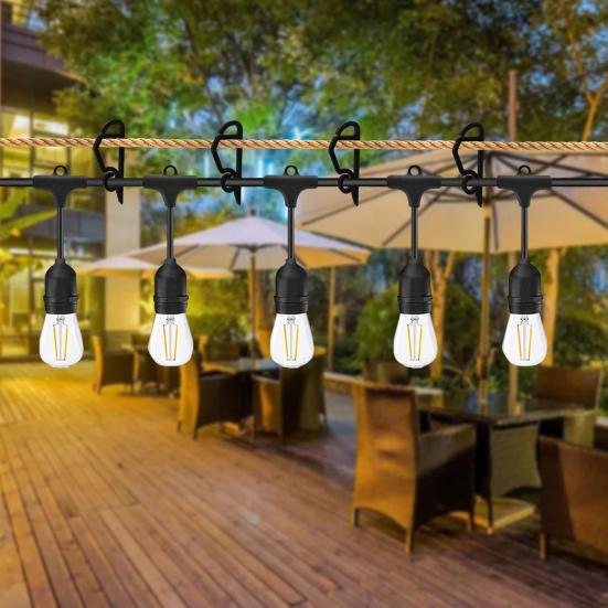 100Pcs Christmas Light Gutter Hooks Strong Clips Outdoor Load-bearing Weather-proof Outdoor Light Clips