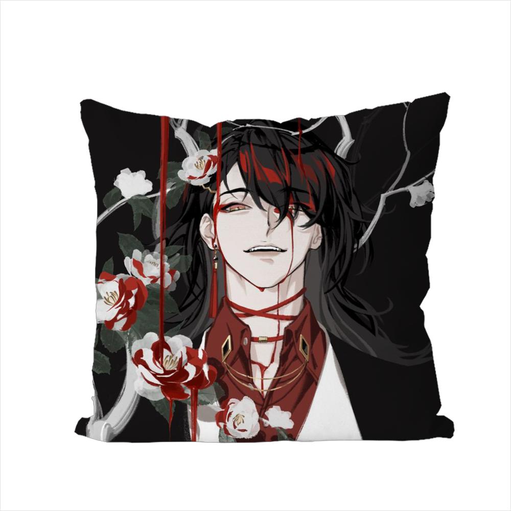 Anime VVox Akuma Pillow Case For Car Sofa Decorative Home Doublesided Print Plush Square Throw Pillow Cushion Cover