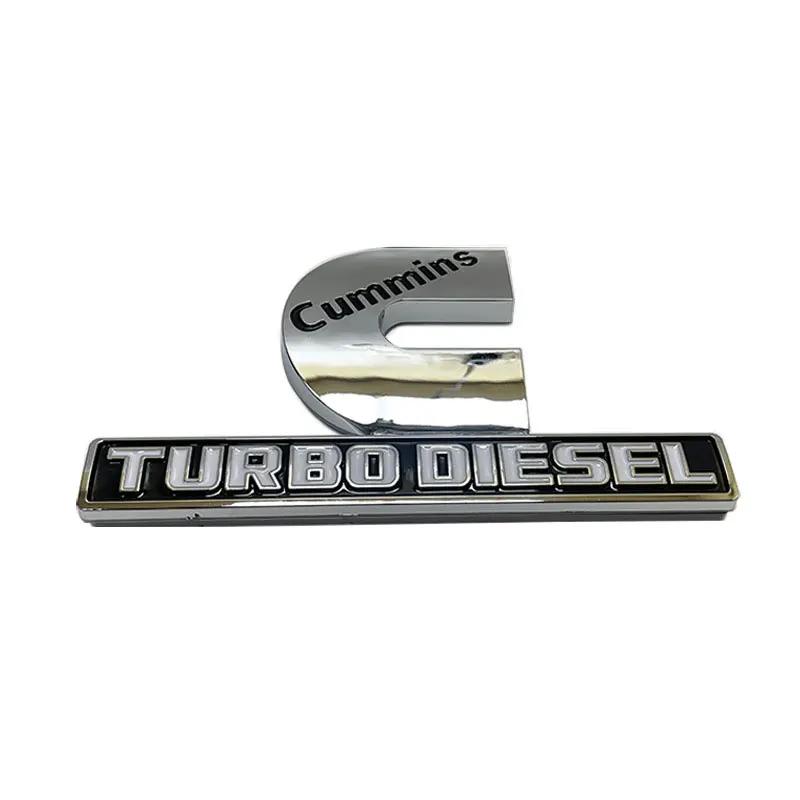 Adesivi per auto con logo CUMMINS TURBO DIESEL per pickup Dodge RAM 1500 2500 accessori di ricambio decalcomanie decorative per fiancata