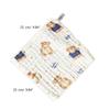 Gentle & Breathable Cotton Towel Handkerchief Wipes Baby Washcloth 6 Layers Baby Bibs Versatile Square Wipes for Bathing