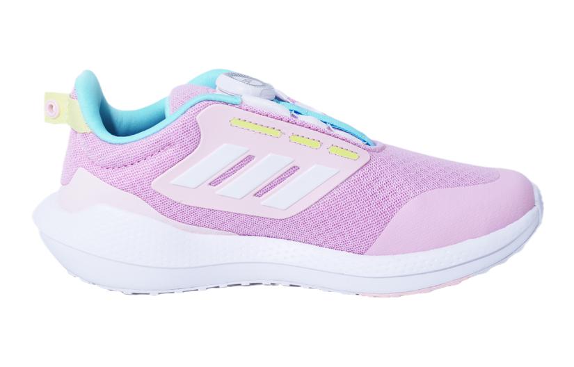 adidas EQ21 Run Boa Bounce Abrasion Resistant Breathable Low Top Kids' Running Shoes Light Purple Kids' GZ4518