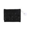 Women Cute Heart Embossed Slim Leather Wallet Small Trifold Wallet Cash Pocket Card Holder with ID Window