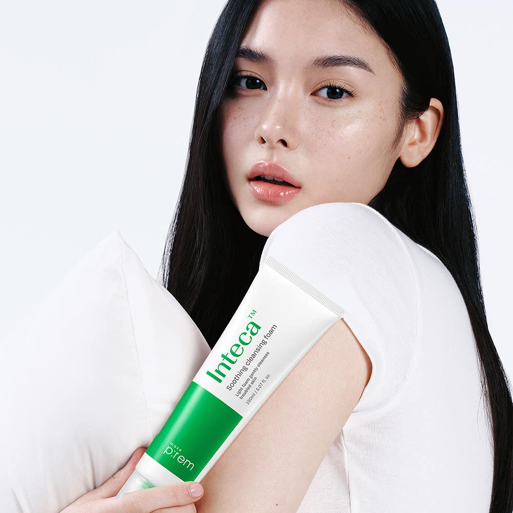 MAKE P:REM Inteca Soothing Cleansing Foam 150ml Low pH Centella Sensitive Skin Gentle Face Wash