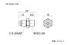 SWAGE LINE SW-CA321-Z33 Caliper Adapter, Stainless Steel, M10 x 1.00 = 8.5, AN3 Male, Pack of 2