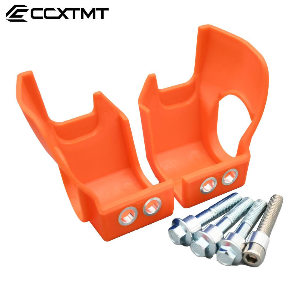 Motorcycle Front Fork Shoe Cover Lower Leg Guard Protector For KTM XC XCF EXC EXCF SX SXF Husqvarna 125-501 TE FE TX FX TC FC
