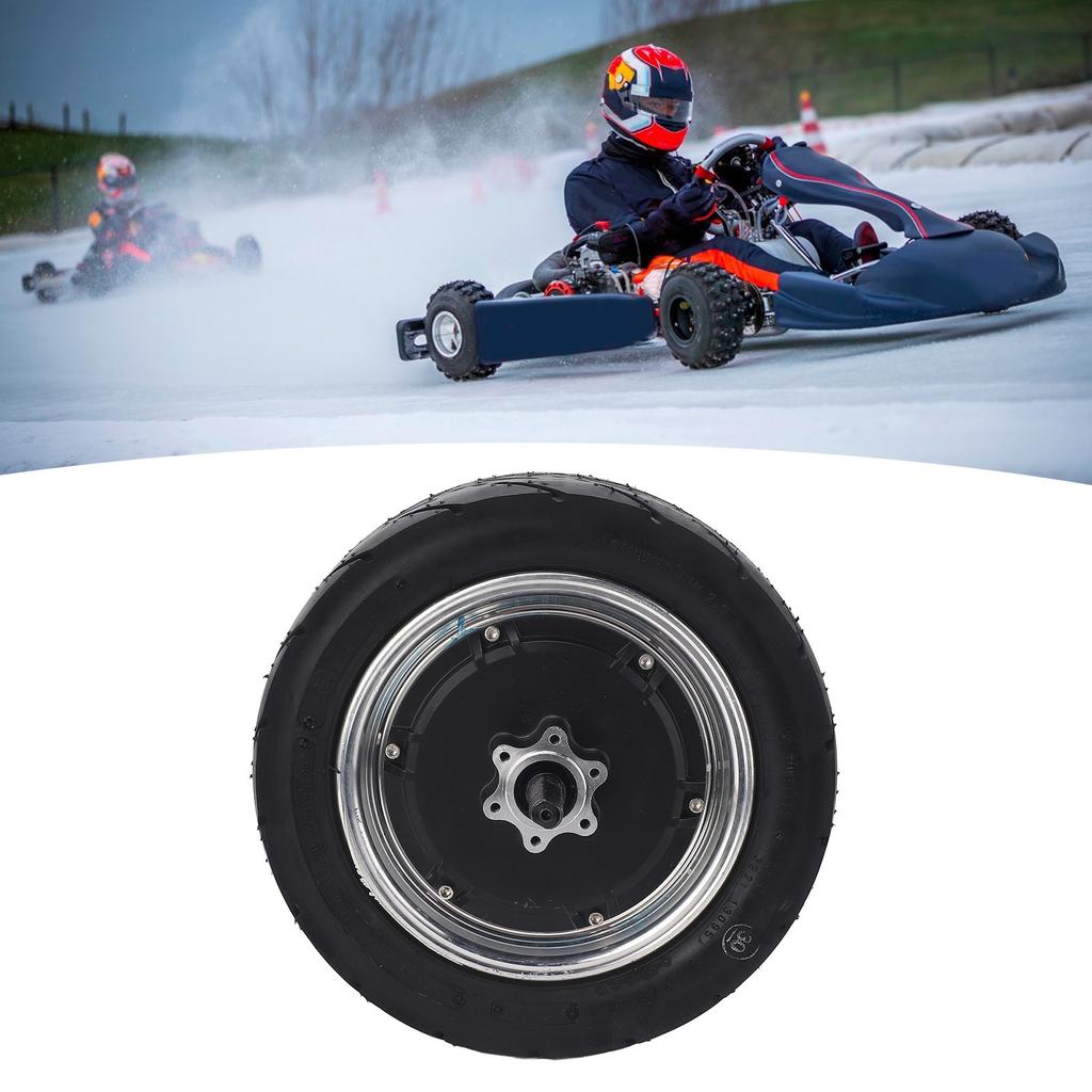 Vakuumreifen Bürstenloser Nabenmotor Leichtgewicht 48-72V Geräuscharm Geschwindigkeit Verbessern 11 Zoll Radnabe Motor für Elektrisches Motorrad