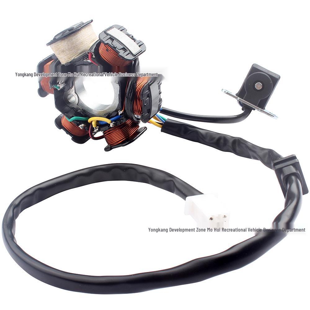 GY6 50-150CC Four-Wheeled Skateboard Scooter ATV with Six-Pole Coil Motor Stator