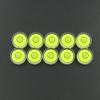 100pcs 15*6mm Plastic Universal Bubble Level Spirit Level Bubble Measurement Instrument Bullseye Style