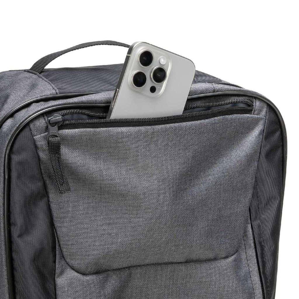 MIZUNO Badminton Racket Tournament Black Heather Bag, Case, 2-Way Bag, 73JDC001,