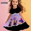 Kpop Demon Hunters Girls Toddler Dress Summer Kids Cartoon Anime Princess Beach Outfit Casual Nightgown